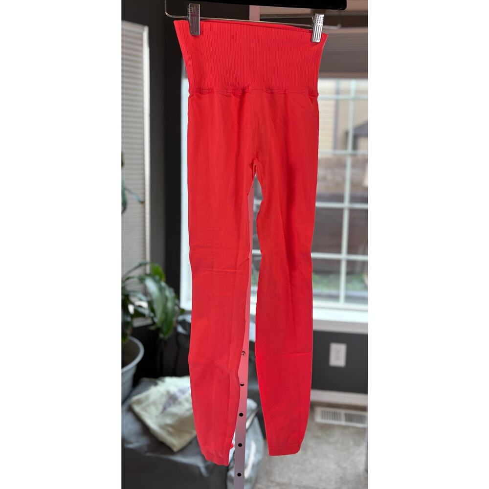 Free People Movement High Rise Seamless Leggings Women XS Coral ORNAGE